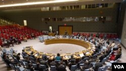 Suasana sidang Dewan Keamanan PBB (Foto: dok). Dewan Keamanan PBB dijadwalkan akan melangsungkan pemungutan suara, Senin (5/12), mengenai sebuah resolusi yang menuntut gencatan senjata tujuh hari di kota Aleppo, Suriah utara.