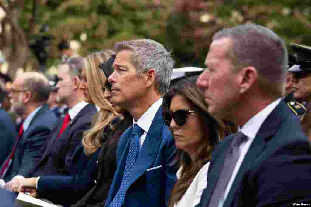 مراسم گرامی‌داشت یاد قربانیان حملات تروریستی یازدهم سپتامبر در بیست و چهارمین سالگرد این حملات در پنتاگون (پنج‌شنبه ۲۰ شهریور ۱۴۰۴) 