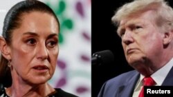 Predsjednica Meksika Claudia Sheinbaum i američki predsjednik Donald Trump