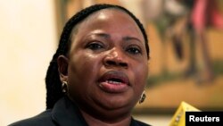 국제형사재판소의 파토우 벤소우다 검사장. (자료사진)