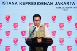Juru Bicara Satgas Covid-19 Prof Wiku Adisasmito dalam telekonferensi pers di Istana Kepresidenan, Jakarta, Kamis, 20 Agustus 2020. (Foto: Setpres RI)