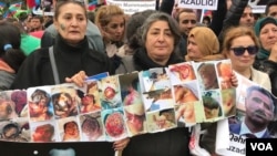 İşgəncə fotoları - 19.01.2018-ci ildə müxalifətin mitinqində nümayiş etdirilib