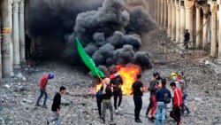 Antivladini demonstranti u Bagdadu, novembar 2019.