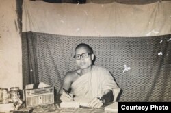 ព្រះតេជគុណ ម៉ឹង សាង កាលពីពេលដែលព្រះអង្គគង់នៅក្នុងទឹកដីកម្ពុជាក្រោម។ (រូបភាពផ្តល់ឲ្យ)