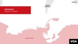 The rock record on Seymour Island provides a clear picture of changes in the ancient climate