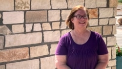 Van Horn, Texas, Mayor Becky Brewster poses for a photo on Saturday, July 17, 2021, in Van Horn, Texas, just days before Blue Origin launched a manned spacecraft from its spaceport about 25 miles outside of the West Texas town. (AP Photo/Sean Murphy)