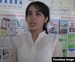 Tojikistonda tahsil olayotgan o'zbekistonlik talaba Hayotxon Berdiqulova