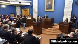 ეროვნული ბანკის პრეზიდენტმა საჯაროდ თიბისის საქმეზე საუბარი არ ისურვა