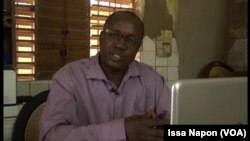 Anatole Zongo, secrétaire général du Syndicat national des enseignants du secondaire et du supérieur (SNESS)