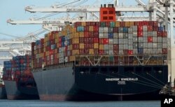 미국 서부 캘리포니아의 오클랜드 항. (자료사진)