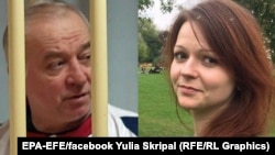 A combined photo of Sergei Skripal and his daughter Yulia.