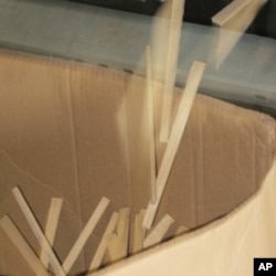 The wood from Georgia's abundant sweet gum and poplars trees is ideal for chopsticks because it is pliable and does do not need to be artificially lightened with chemicals and bleach.