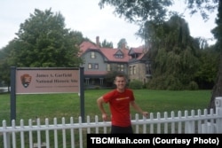 The home of President James A. Garfield in Ohio is one of many historic national parks Mikah Meyer got to visit during his journey across the U.S.