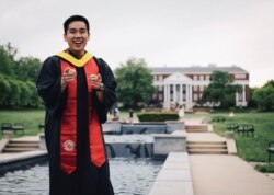 Avelino Ernestanto saat acara wisuda di Universitas Maryland. (Foto: Avelino Ernestanto)