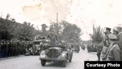 Парад вермахта перед частями РККА в Бресте. Архивное фото. 22 сентября 1939 г.