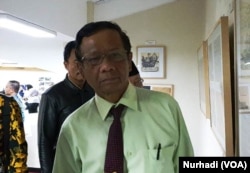 Mahfud MD. (Foto:VOA/ Nurhadi)