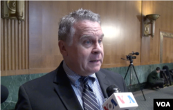 美国联邦众议员史密斯（Chris Smith）接受VOA采访（2018年11月28日）