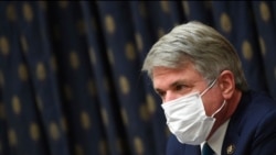 Majkl Mekol, republikanski kongresmen iz Teksasa i najviše rangirani republikanac u Odboru za spoljnopolitičke poslove ispituje svedoke na kongresnom pretresu, 16. septembra 2020. na Kapitol hilu.