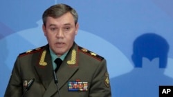 Kepala Staf Militer Rusia, Valery Gerasimov di Moskow, 23 Mei 2013 (AP Photo/Mikhail Metzel, file).