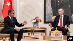 Blinken Turkiya rahbari bilan gaplashmoqda, Anqara, 13-dekabr, 2024-yil