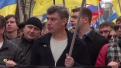 Watch Video of Nemtsov Rallying for Ukraine Peace