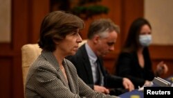 کاترین کولونا، وزیر امور خارجه فرانسه.