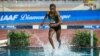 Beatrice Chepkoech pulvérise le record du monde du 3000 m steeple lors du meeting Ligue de diamant, Monaco, le 21 juillet 2018.