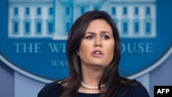Juru bicara Gedung Putih, Sarah Huckabee Sanders 