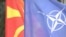 Zastave Severne Makedonije i NATO, Foto: video grab