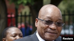 Jacob Zuma à Eersterust, Pretoria, le 15 décembre 2015. (REUTERS/Siphiwe Sibeko)