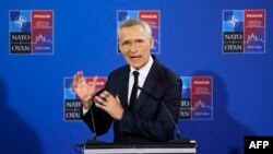 옌스 스톨텐베르그 북대서양조약기구(NATO·나토) 사무총장이 31일 체코 프라하에서 나토 비공식 외교장관회의를 마무리하는 단독 기자회견을 열었다.