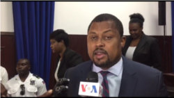 Gary Bodeau, president of Haiti's Chamber of Deputies. (R. Toussaint/VOA)