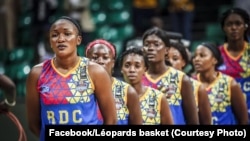 Ba léopards sénior ya basketball ya basi na phase finale ya Afrobasket, Dakar, Sénégal, 11 août 2019. (Facebook/Léopards basket)