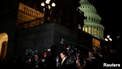 Republikanac desnog krila partije Met Gejc nakon što je podneo inicijativu da se smeni predsedavajući Predstavničkog doma (Foto: REUTERS/Jonathan Ernst)