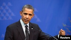美国总统奥巴马，2014年3月25日。 