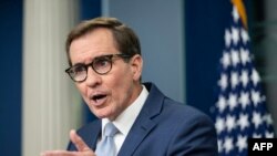 존 커비 백악관 국가안전보장회의(NSC) 전략소통조정관이 지난 2일 정례브리핑을 진행하고 있다. (자료사진)