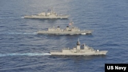 Amerika Serikat, Australia, Jepang dan Filipina akan mengadakan operasi angkatan laut dan udara gabungan di Laut China Selatan pada Minggu (7/4). (Foto: Ilustrasi/US Navy)