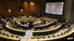 Članice UN na potpisivanju Sporazuma o zabrani nuklearnog naoružanja u septembru 2017.