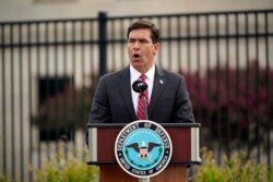 마크 에스퍼 미 국방장관.