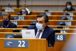 19일 벨기에 브뤼셀에서 유럽의회 회의가 열리고 있다. (자료사진)