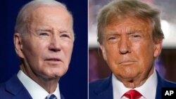 조 바이든 미국 대통령과 도널드 트럼프 전 대통령.