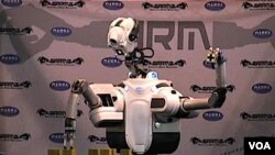 Salah satu robot yang dipamerkan di pameran robot, Denver.