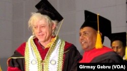 መቐለ ዩኒቨርሲቲ ለሰር ቦብ ጌልዶፍ የክብር ዶክትሬት ሰጠ 