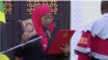 Samia Suluhu Hassan prête serment en tant que première femme présidente de Tanzanie à Dar es Salaam, en Tanzanie, le 19 mars 2021.
