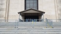 In Baton Rouge, metal barricades were erected in front of the Lousiana State Capitol Building on the day Joseph Biden was inaugurated the 46th President of the United States, Jan. 20, 2021.