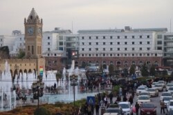 The Kurdish city of Irbil, Iraq, is generally safer and less poor than much of the country, yet young activists say they support the protests in the south, Jan. 28, 2020. (H.Murdock/VOA)