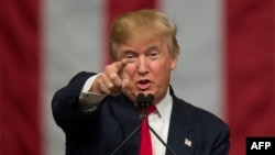 Kandidat Capres AS dari Partai Republik, Donald Trump di North Charleston, South Carolina (Foto: dok).