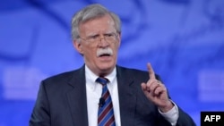 지난해 보수정치행동회의(CPAC)에서 연설하는 존 볼튼 전 유엔주재 미국대사.