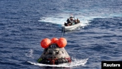 წყნარ ოკეანეში დაშვებული "ორიონი". 11 დეკემბერი, 2022 წ.