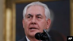 렉스 틸러슨 미국 국무장관.